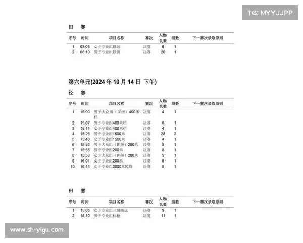田径比赛赛事管理方案